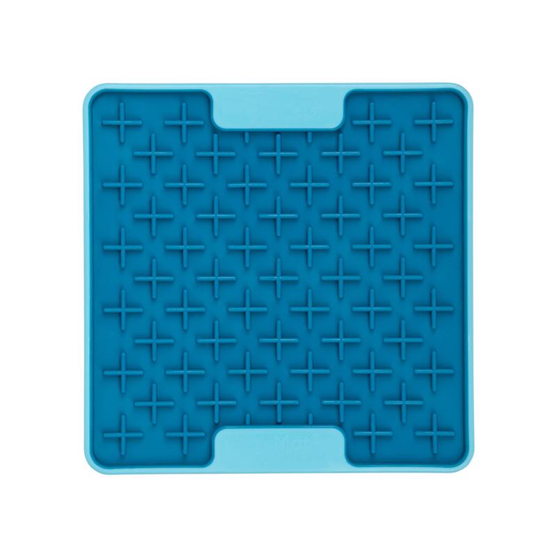 LickiMat Mini Tuff Buddy Turquoise Plastic Slow Feeder For Dogs