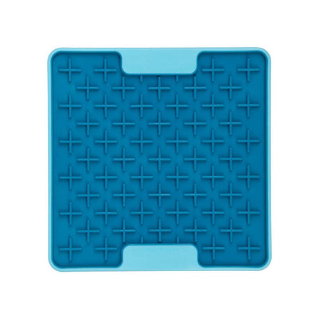 LickiMat Mini Tuff Buddy Turquoise Plastic Slow Feeder For Dogs