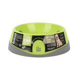 LickiMat OH Green Plastic Medium Pet Bowl For Dogs