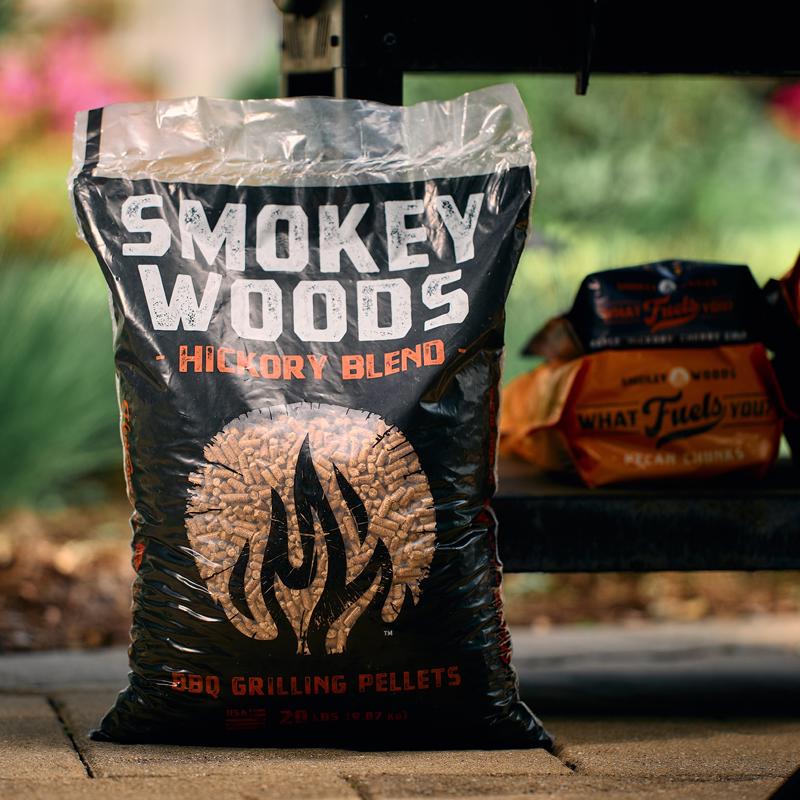Smokey Woods Hardwood Pellets All Natural Hickory 20 lb