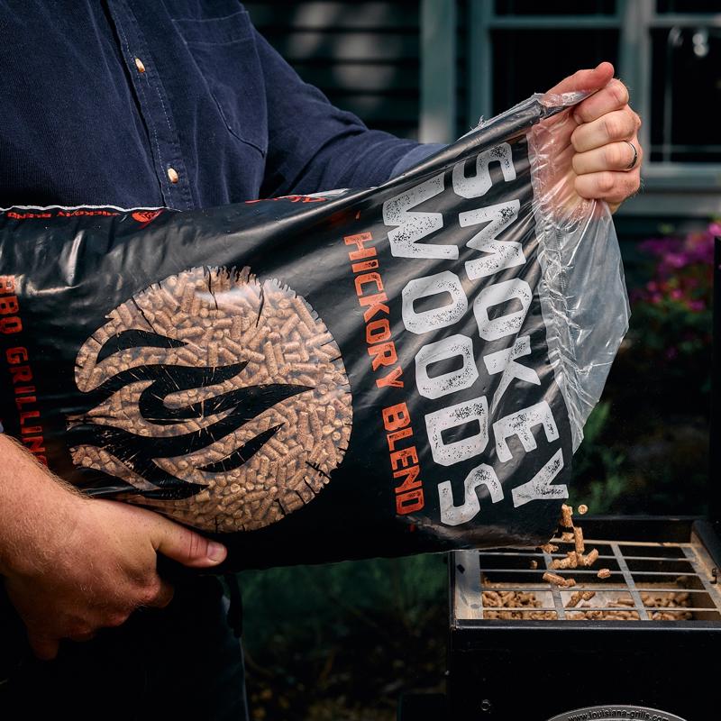 Smokey Woods Hardwood Pellets All Natural Hickory 20 lb