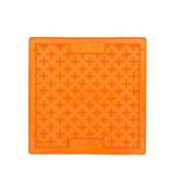 LickiMat Buddy Orange Rubber Slow Feeder For Dogs