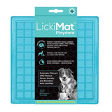LickiMat Playdate Turquoise Rubber Slow Feeder For Dogs