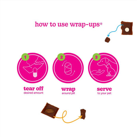 Stashios Wrap-Ups Peanut Butter Grain Free Pill Pockets For Dogs 2 oz 1 pk