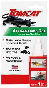 Tomcat 0362210 Attractant Gel, 1.38 in L, 3.63 in W, 6-1/2 in H, Gel Locking