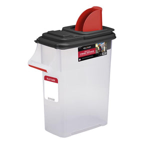 Grill Mark Polypropylene Storage Bin/Lid 20 lb. capacity 19 in. L X 10 in. W 1 pk, Pack of 3