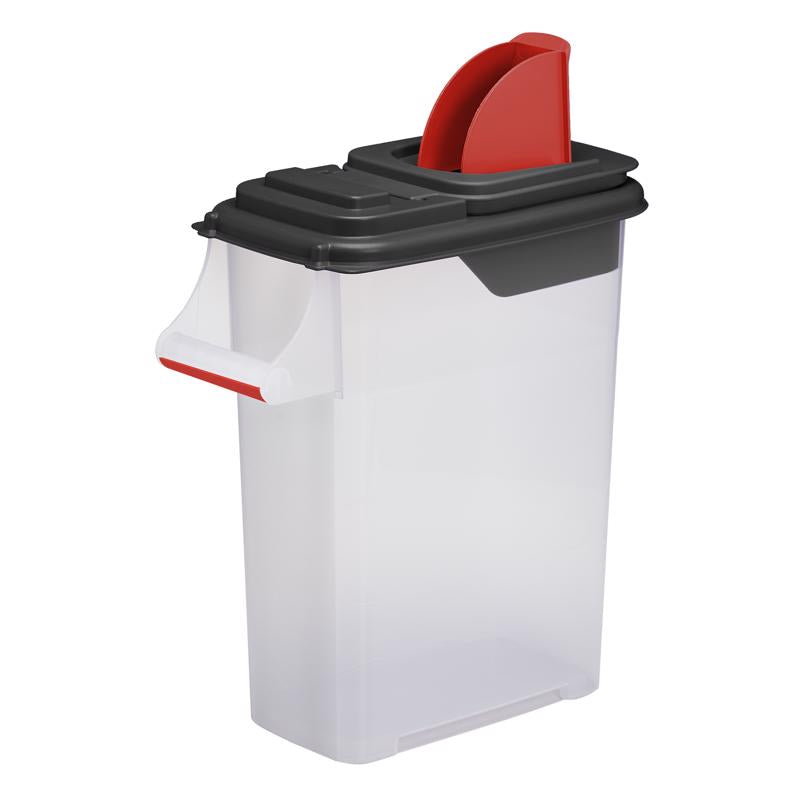 Grill Mark Polypropylene Storage Bin/Lid 20 lb. capacity 19 in. L X 10 in. W 1 pk, Pack of 3