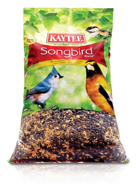 Kaytee Songbird Blend Songbird Black Oil Sunflower Seed Wild Bird Food 7 lb, Pack of 6