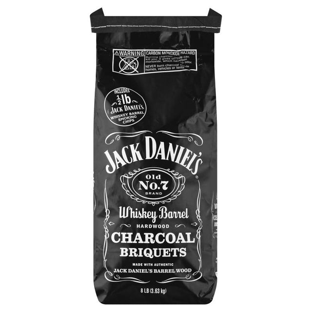 Jack Daniels All Natural Whiskey Barrel Charcoal Briquettes 8 lb