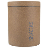 Loopy Products Brown Molded Bamboo 77 oz Treat Canister For All Pets