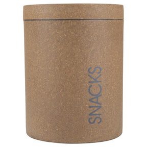 Loopy Products Brown Molded Bamboo 77 oz Treat Canister For All Pets