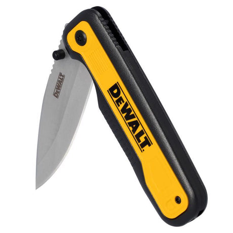 DeWalt Black/Yellow 7Cr Stainless Steel > 6 in. Pocket Knife