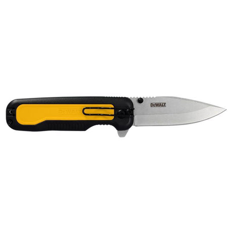 DeWalt Black/Yellow 7Cr Stainless Steel > 6 in. Pocket Knife