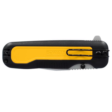 DeWalt Black/Yellow 7Cr Stainless Steel > 6 in. Pocket Knife
