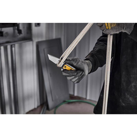 DeWalt Tanto Black/Yellow Stainless Steel > 6 in. Pocket Knife