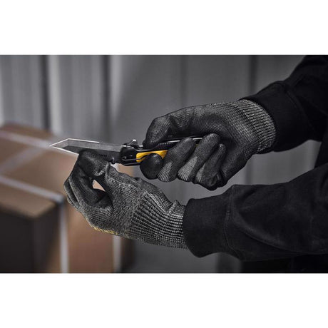 DeWalt Tanto Black/Yellow Stainless Steel > 6 in. Pocket Knife