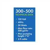 Blagdon Aquagarden 500 gph Submersible Pump