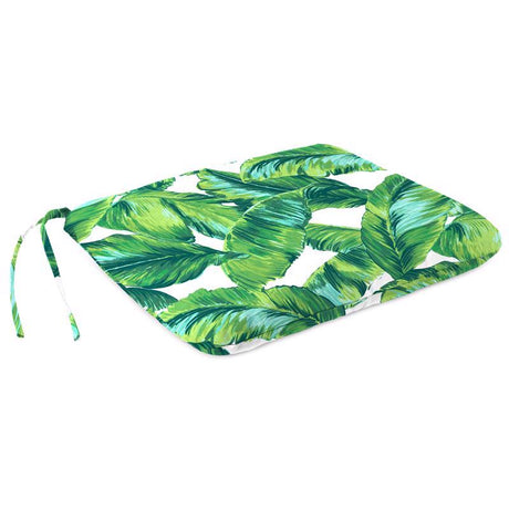 Jordan Manufacturing Green/White Polyester Seat Pad 17 in. H X 2.5 in. W X 15.5 in. L, Pack of 16