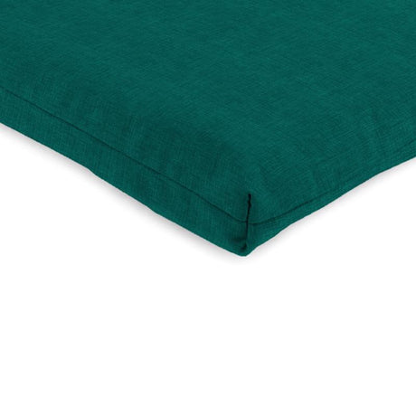 Jordan Manufacturing Teal Polyester Chair Cushion 24 in. H X 21 in. W X 44 in. L, Pack of 4