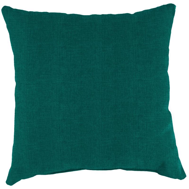 Jordan Manufacturing Teal Polyester Throw Pillow 4 in. H X 16 in. W X 16 in. L, Pack of 10