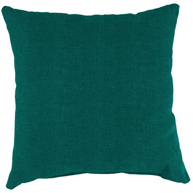 Jordan Manufacturing Teal Polyester Throw Pillow 4 in. H X 16 in. W X 16 in. L, Pack of 10
