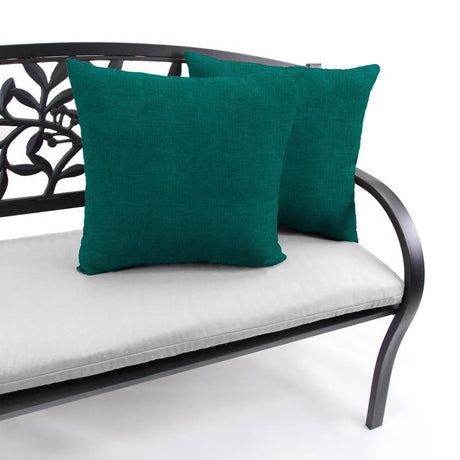 Jordan Manufacturing Teal Polyester Throw Pillow 4 in. H X 16 in. W X 16 in. L, Pack of 10