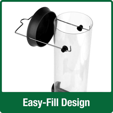 Nature's Way 2.1 qt Plastic Tube Bird Feeder, Pack of 4
