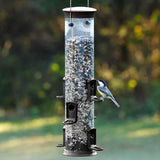 Nature's Way 2.1 qt Plastic Tube Bird Feeder, Pack of 4