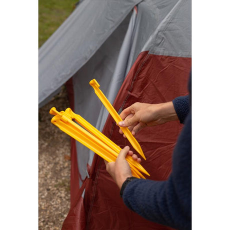 Coghlan's Yellow Tent Pegs 12 in. H 6 pk