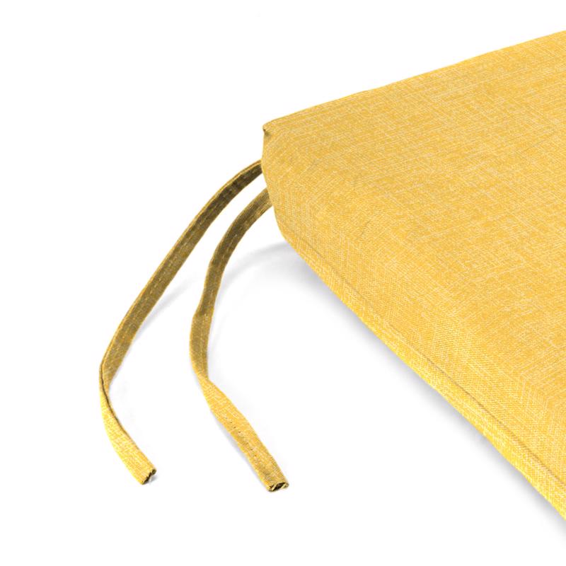 Jordan Manufacturing Yellow Polyester Seat Cushion 2 in. H X 17 in. W X 19 in. L, Pack of 5