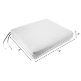 Jordan Manufacturing Yellow Polyester Seat Cushion 2 in. H X 17 in. W X 19 in. L, Pack of 5