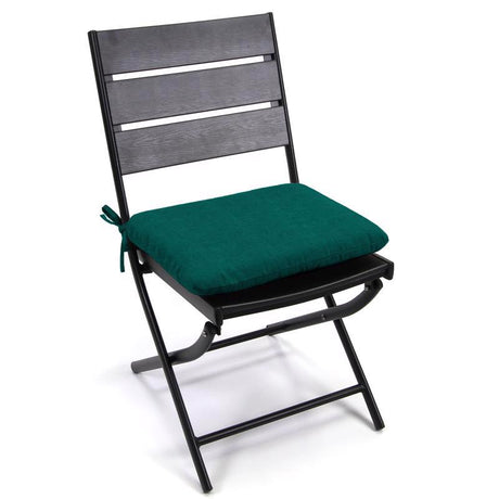 Jordan Manufacturing Teal Polyester Chair Cushion 3 in. H X 15 in. W X 18 in. L, Pack of 12