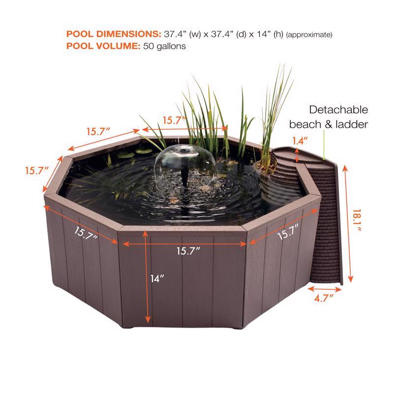 Blagdon Aquagarden 50 gal Resin Pond Kit