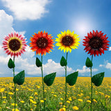 Alpine Assorted Metal 34 in. H Sunflower Outdoor Garden Stake, Pack of 12
