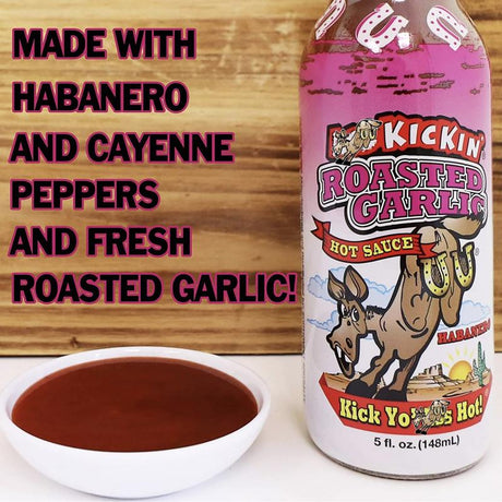 Ass Kickin' Roasted Garlic Hot Sauce 5 oz