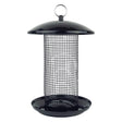 Nature's Way 2.75 qt Metal Mesh Midnight Tube Bird Feeder, Pack of 4