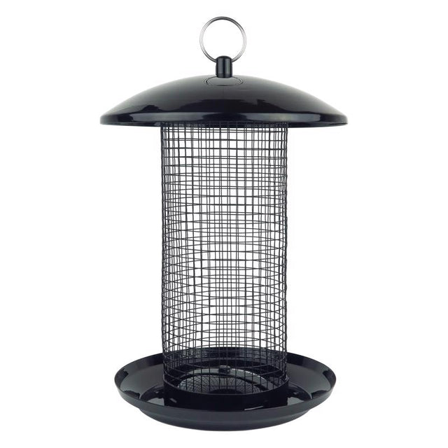 Nature's Way 2.75 qt Metal Mesh Midnight Tube Bird Feeder, Pack of 4