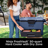 Ninja FrostVault Blue 50 qt. cap. Hard Cooler