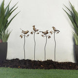 Alpine Bronze Metal 32 in. H X 9 in. L X 2 in. W Bird Outdoor Garden Stake, Pack of 12