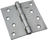 National Hardware N139-998 Broad Hinge, 4 in W Frame Leaf, 0.11 in Thick Frame Leaf, Steel, Steel, Loose, Removable Pin