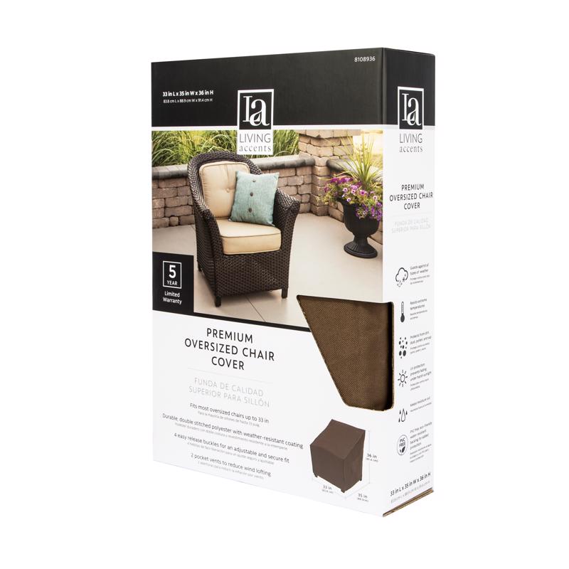 Living Accents Polyester Chair Cover