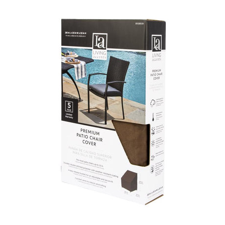 Living Accents Polyester Chair Cover