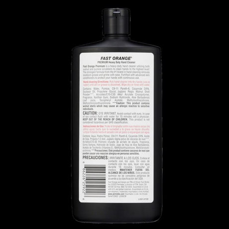 Permatex Fast Orange Neutral Scent Heavy Duty Hand Cleaner 15 oz, Pack of 12
