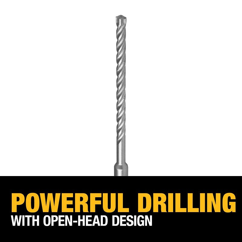 DEWALT HIGH IMPACT CARBIDE Series DW5517 High-Impact Drill Bit, 1/4 in Dia, 6 in OAL, 4-Flute, 25/64 in Dia Shank