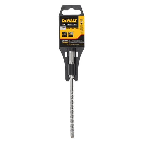 DEWALT HIGH IMPACT CARBIDE Series DW5517 High-Impact Drill Bit, 1/4 in Dia, 6 in OAL, 4-Flute, 25/64 in Dia Shank