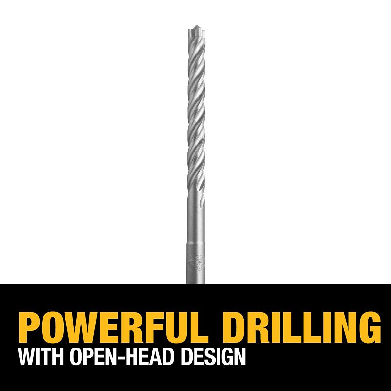 DEWALT DW5537 Drill Bit, 3/16 in Dia, 4-1/2 in OAL, SDS Plus Shank, 4-Flute