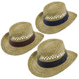 Panama Jack Gambler Hat Assorted One Size Fits Most, Pack of 12