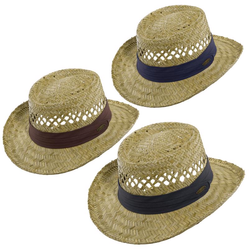 Panama Jack Gambler Hat Assorted One Size Fits Most, Pack of 12