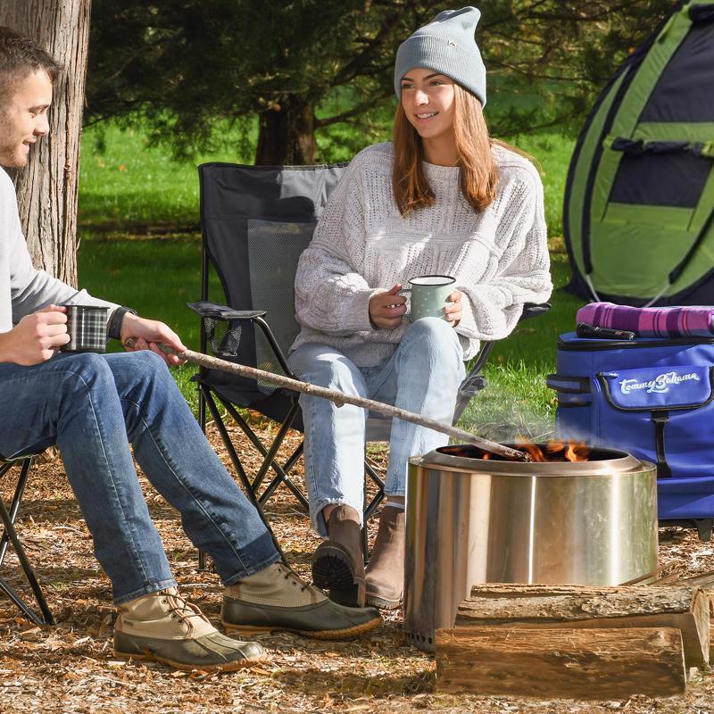 QuikChair Assorted Camping Folding Chair, Pack of 6