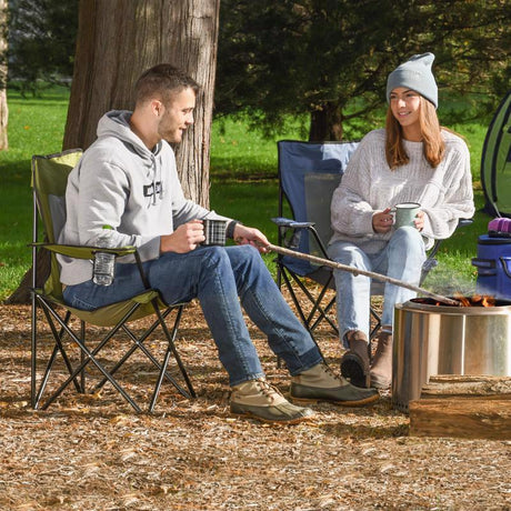 QuikChair Assorted Camping Folding Chair, Pack of 6